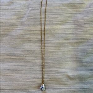 Gold Necklace with Teacup pendant